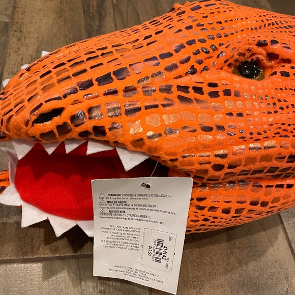 Orange Dinosaur Treat Bag - Pottery Barn - Picture 3 of 3